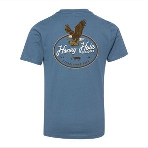 Honey Hole Outdoors Youth Eagle Short Sleeve Shirt